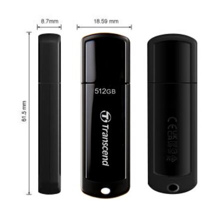 USB-флешка Transcend (TS512GJF700) 512Gb Jetflash 700 USB3.0 черный