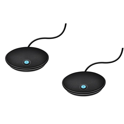 Микрофон проводной Logitech ConferenceCam Group 2.4м черный