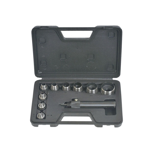 Набор просечек АвтоDело 40418 (12635) 5.0-32.0мм пласт.футляр 10 предметов