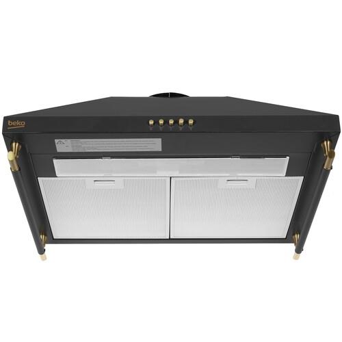 Вытяжка каминная Beko CWB6410AR черный/золотистый