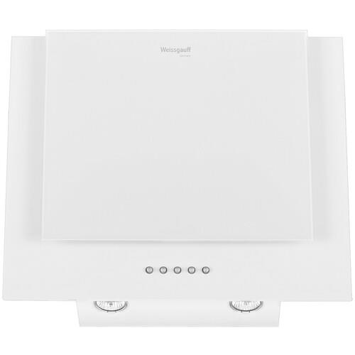 Вытяжка наклонная Weissgauff Gamma 50 PB WH белый/белый