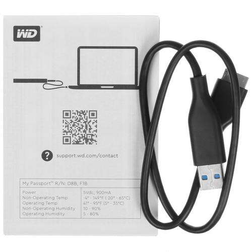 1 ТБ Внешний HDD WD My Passport [WDBYVG0010BBK-CESN]