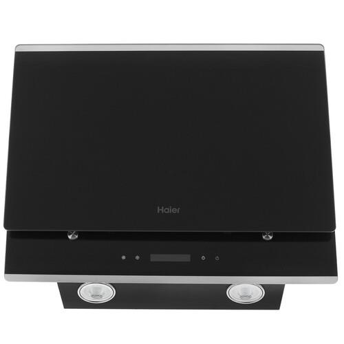 Вытяжка наклонная Haier HVX-W672GBX черный/серебристый