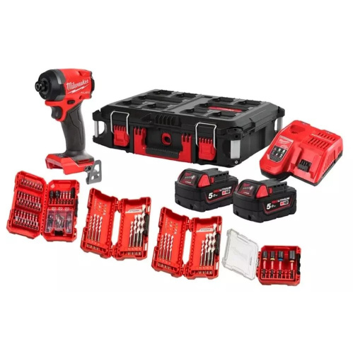 Винтоверт импульсный Milwaukee M18 FID3100P-502P (4933498244) 2АКБ+ЗУ