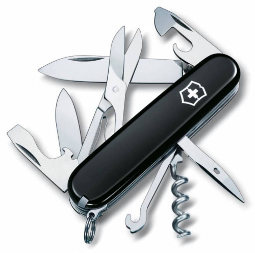 Нож перочинный Victorinox Climber (1.3703.3) 91мм 14функций черный карт.коробка