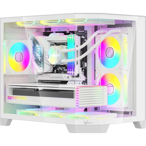 Корпус Formula Crystal Z6M Floe, mATX, без БП, белый