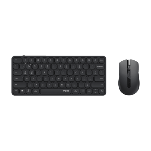 Комплект клавиатура и мышь RAPOO 9050S Multi-mode Wireless Keyboard & Mouse Combo-rechargable Black