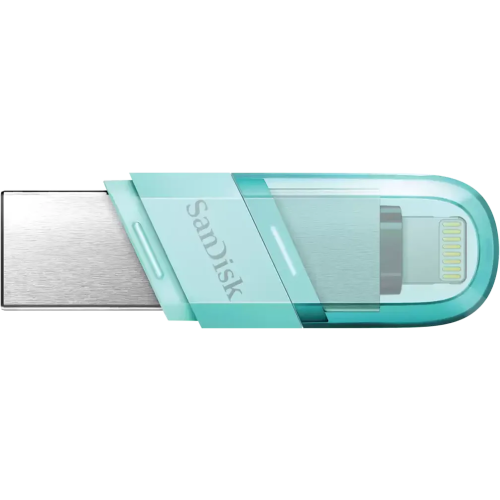 USB-флешка SanDisk iXpand Flip (SDIX90N-064G-GN6NK) 64GB USB3.1/Lightning Mint Green