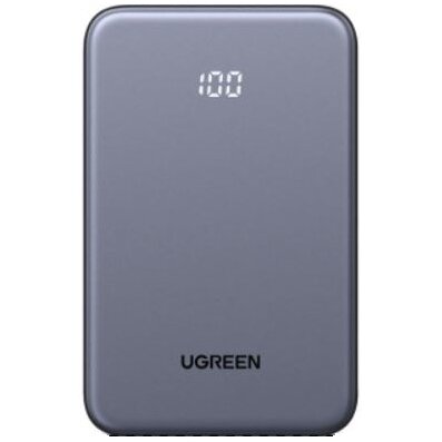 Внешний аккумулятор UGREEN PB507 (75131B) 10000mAh Two-way Fast Charging 20W Power Bank Space Gray