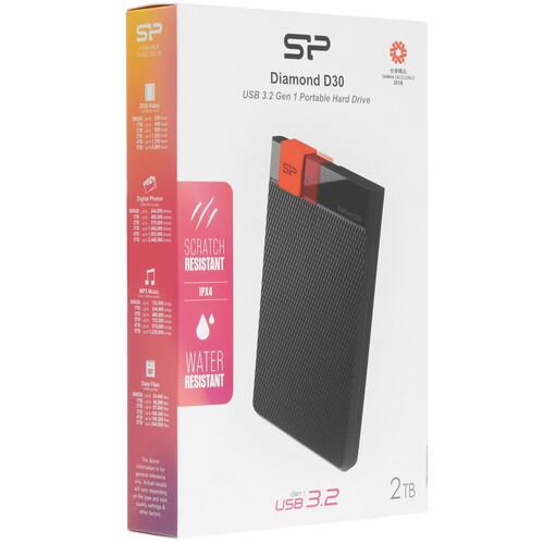 2 ТБ Внешний HDD Silicon Power Diamond D30 [SP020TBPHDD3SS3K]