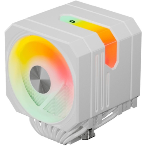 Кулер upHere UP2TC8C White ARGB / 8HPx6mm, 280W TDP, dual tower, 2x120mm ARGB fans, 600-1650RPM, 68 CFM, 25dBA