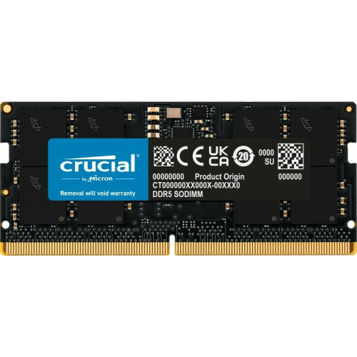 ОЗУ Crucial CB16GS4800 16GB 4800МГц DDR5 CL40 SODIMM