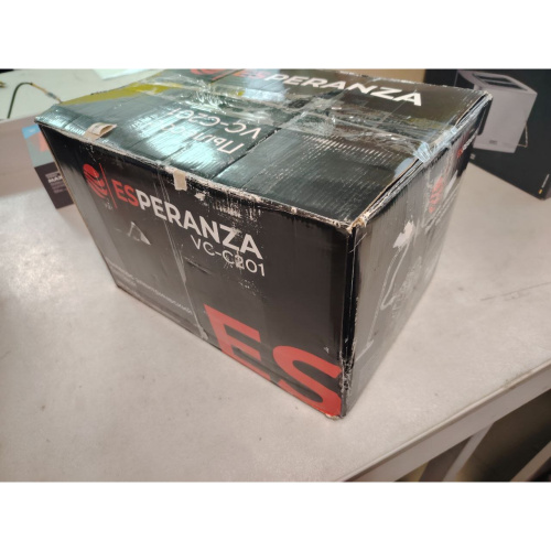 УЦ Пылесос ESPERANZA VC-C201 оранжевый (плохая упаковка, б/у, нет документации, ремонт мотора)