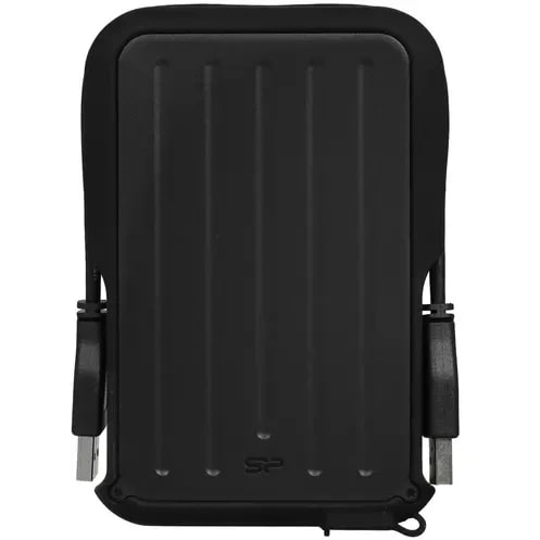 Внешний HDD Silicon Power Armor A66 SP020TBPHD66SS3K 2TB, 2.5", USB 3.2, Черный