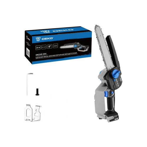 Цепная пила Deko DKCHS 085-2015 без ЗУ и АКБ длина шины 7.8" 20cm
