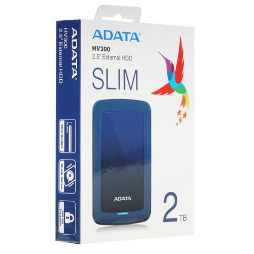 2 ТБ Внешний HDD ADATA HV300 [AHV300-2TU31-CBL]