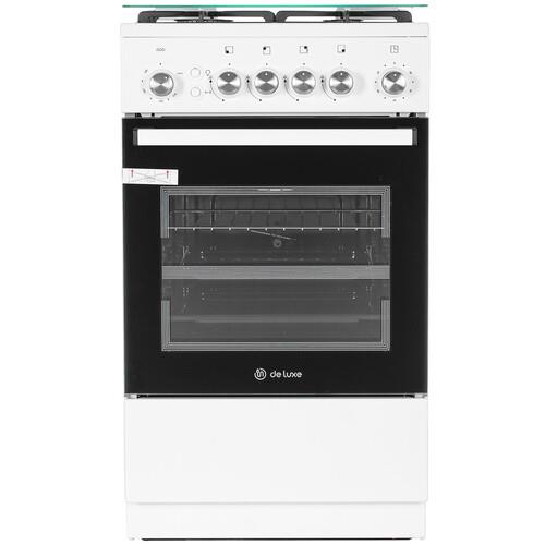 Газовая плита De Luxe 5040.40Г (КР) ЧР белый