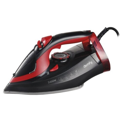 Утюг Domfy DSC-EI502 черный/красный