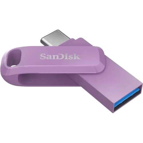 USB-флешка SanDisk SDDDC3 128Gb (SDDDC3-128G-G46L), USB3.1 Type-C, фиолетовая