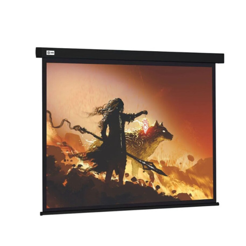 Экран Cactus CS-PSW-149X265-BK Wallscreen настенно-потолочный рулонный черный