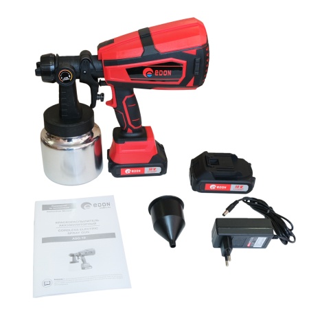 Краскораспылитель аккум EDON ASG-18