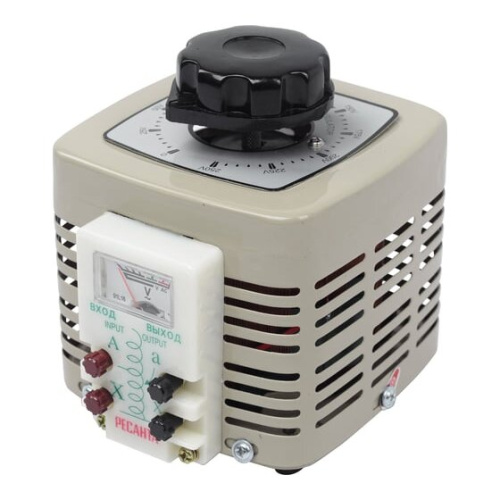 Автотрансформатор Ресанта ТР/0,5 (TDGC2-0,5) 0.5кВА однофазный серый (63/5/9)