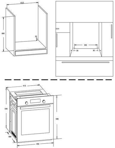 Электрический духовой шкаф Simfer B4ES16022 черный