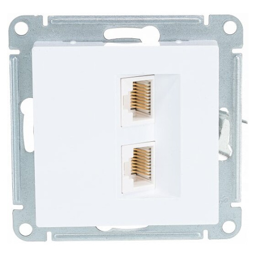 Розетка компьютерная Schneider Electric AtlasDesign ATN000185 Белый