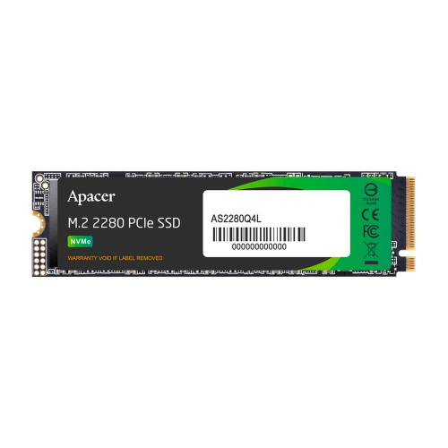 SSD Apacer AS2280Q4L (AP1TBAS2280Q4L-1) M.2 2280 1TB PCI-E 4.0 4x, 3600/3000, 3D Nand