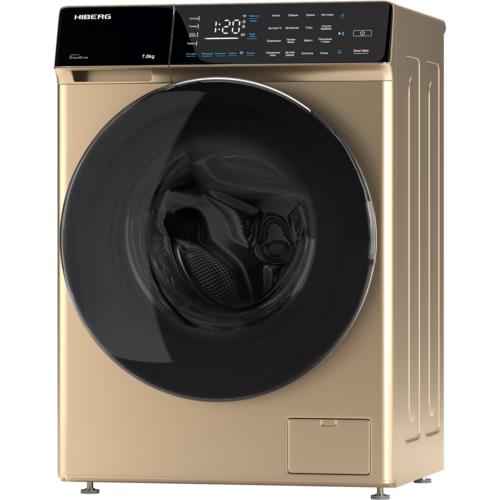 Стиральная машина HIBERG i-DDQ9-712 G золотистый