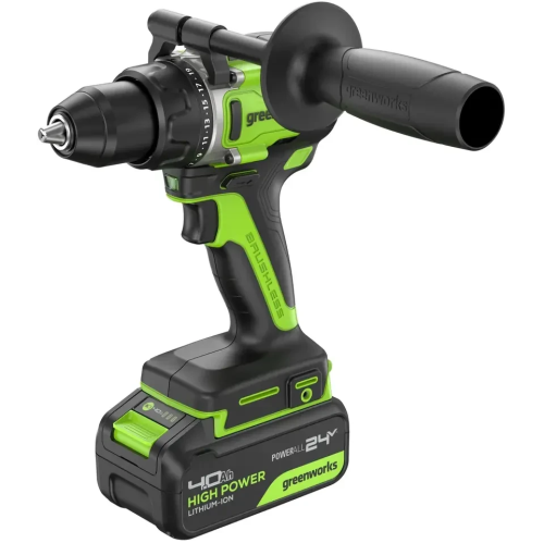 Дрель-шуруповерт Greenworks GD24DD90 (3707507CUD) с АКБ и ЗУ
