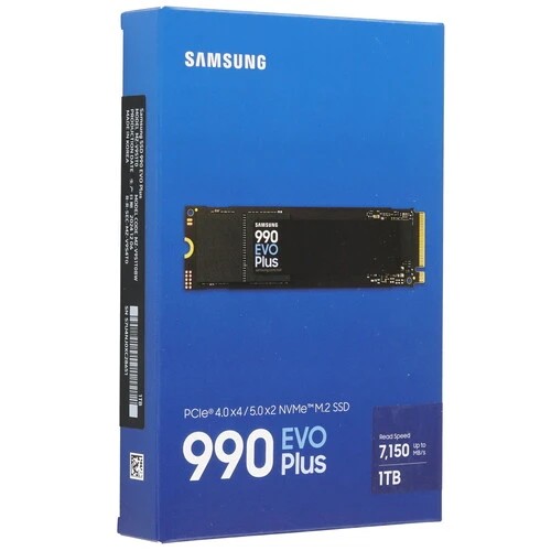 SSD Samsung 990 Evo Plus (MZ-V9S1T0BW) 1ТБ, M.2 2280, PCIe 4.0 x4, NVMe, M.2