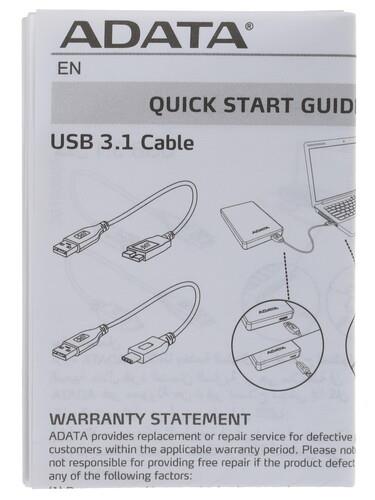 2 ТБ Внешний HDD ADATA HD710 Pro [AHD710P-2TU31-CBL]