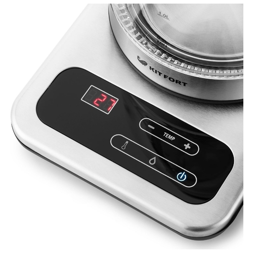 Чайник Kitfort КТ-657 нерж/черный