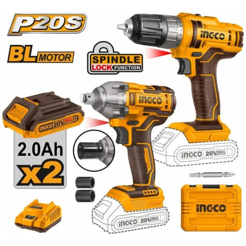 Набор электроинструмента Ingco Industrial COSLI230702 в компл 2инструм