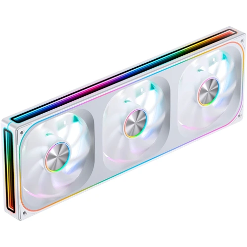 Вентилятор JONSBO ZA-360W (3 in 1) 120х120х28мм (PWM, ARGB LED, 700-2400об/мин, белый) Retail