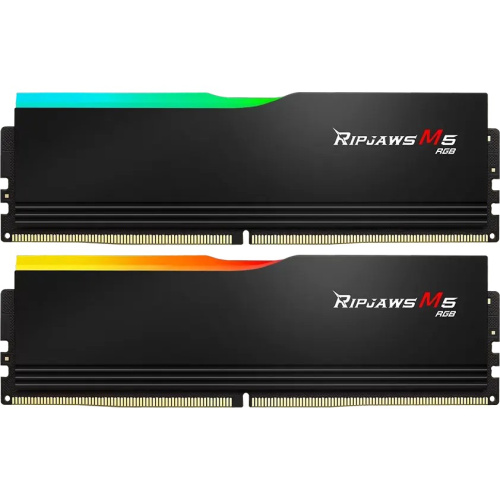 ОЗУ G.SKILL Ripjaws M5 RGB (F5-6000J3040F16GX2-RM5RK) 32GB (2x16GB) DDR5 6000MHz CL30 (30-40-40-96) 1.35V / Black
