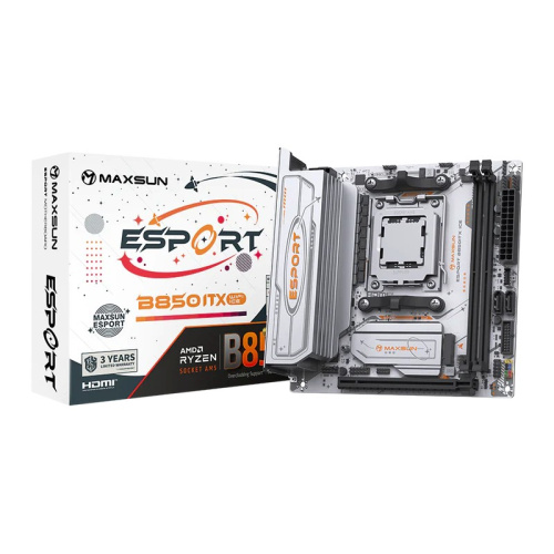 Материнская плата MAXSUN MS-eSport B850ITX Wifi Ice