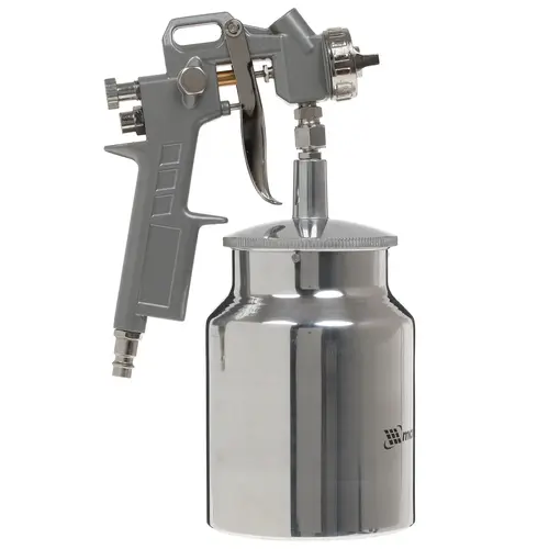 Краскопульт MATRIX 57316 с нижним бачком v-10k + сопла диаметром 1.2 1.5 и 1.8мм