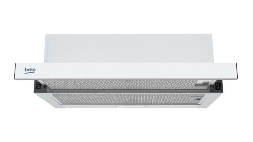 Вытяжка телескопическая Beko BHNT613R4CW белый/белый