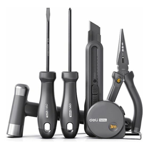 Набор инструментов Deli Home Series Black HT0006 6 предметов