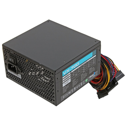 Блок питания Aerocool ATX 700W VX PLUS 700W (24+4+4pin) APFC 120mm fan 4xSATA RTL