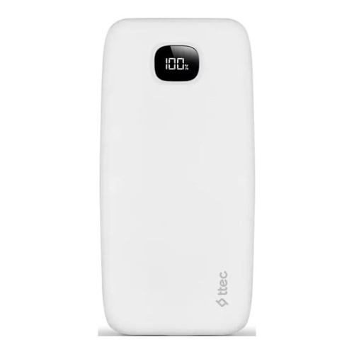 Внешний аккумулятор TTEC 2BB213B ChargeUp Pro LCD 20.000mAh PD 20W Powerbank White