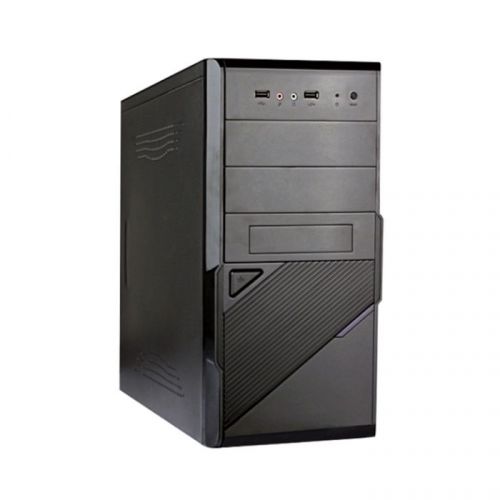Корпус ExeGate EX284022RUS Minitower BA-201 Black, mATX, без БП, 2*USB, Audio
