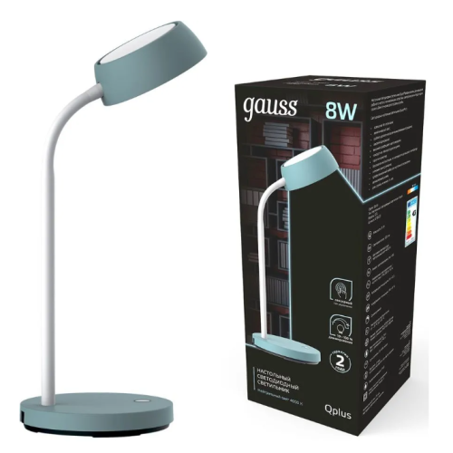 Светильник Gauss GT6023 на подставке бирюзовый 8Вт