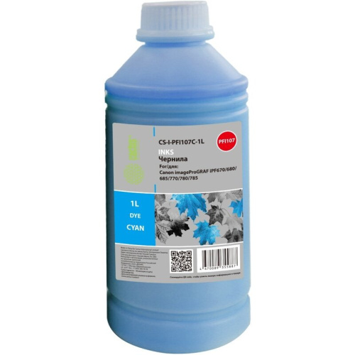 Чернила Cactus CS-I-PFI030C-1L PFI-030 голубой1000мл для Canon imagePrograf TA-20/30, TM-240/340