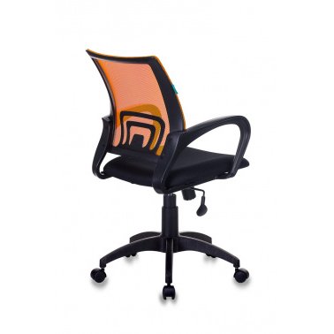 Кресло Бюрократ CH-695N/OR/TW-11 спинка сетка оранжевый TW-38-3 сиденье черный TW-11
