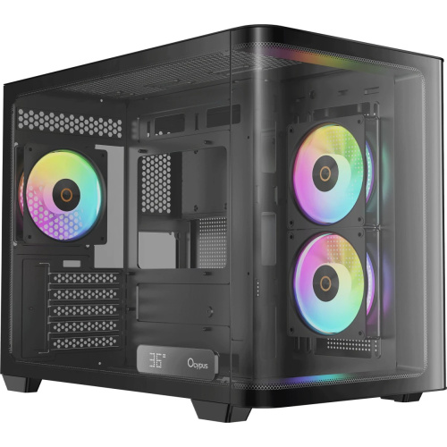 Корпус Ocypus Iota C50 BK Curve ARGB Digital mATX без БП (Iota-C50-BKD300CD-GL)