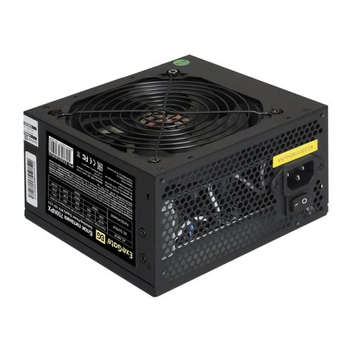 Блок питания ExeGate 750NPX EX292180RUS 750W (ATX, 12cm fan, 24pin, 2x(4+4)pin, PCIe, 3xSATA, 2xIDE, FDD, black)