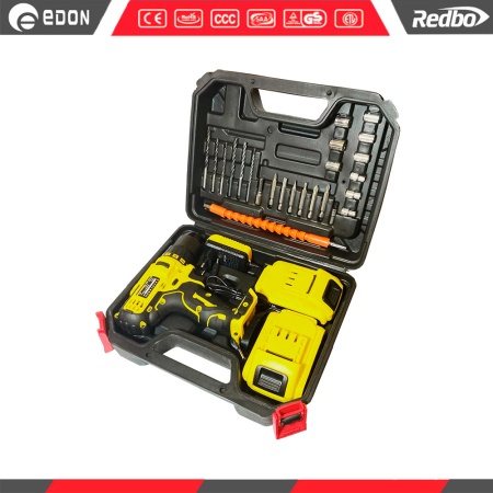 Дрель-шуруповерт аккум EDON AD-18 (новый, набор)